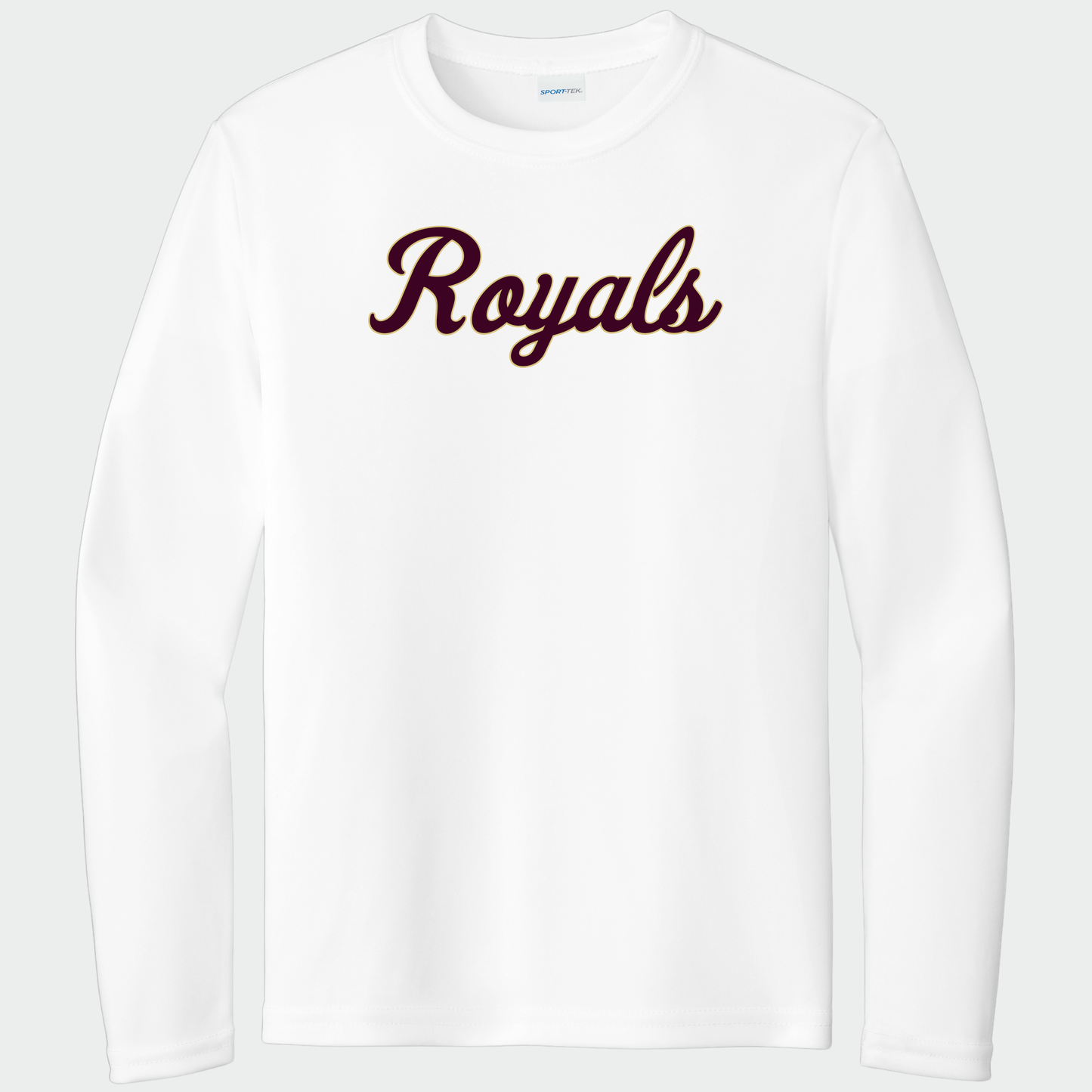 TCR: Royals Script, Tech Long Sleeve Tee