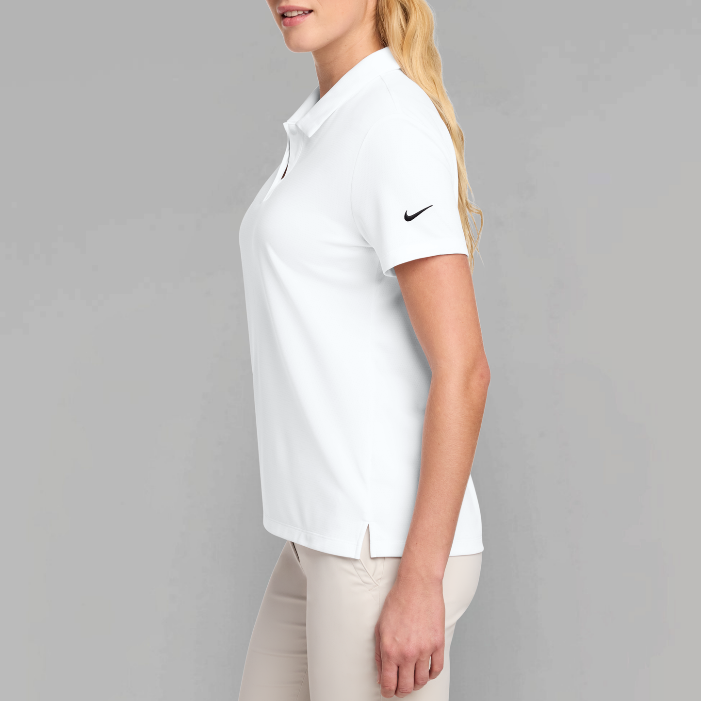 Revolution Mortgage: Embroidered, Nike Women's Dry Essential Solid Polo