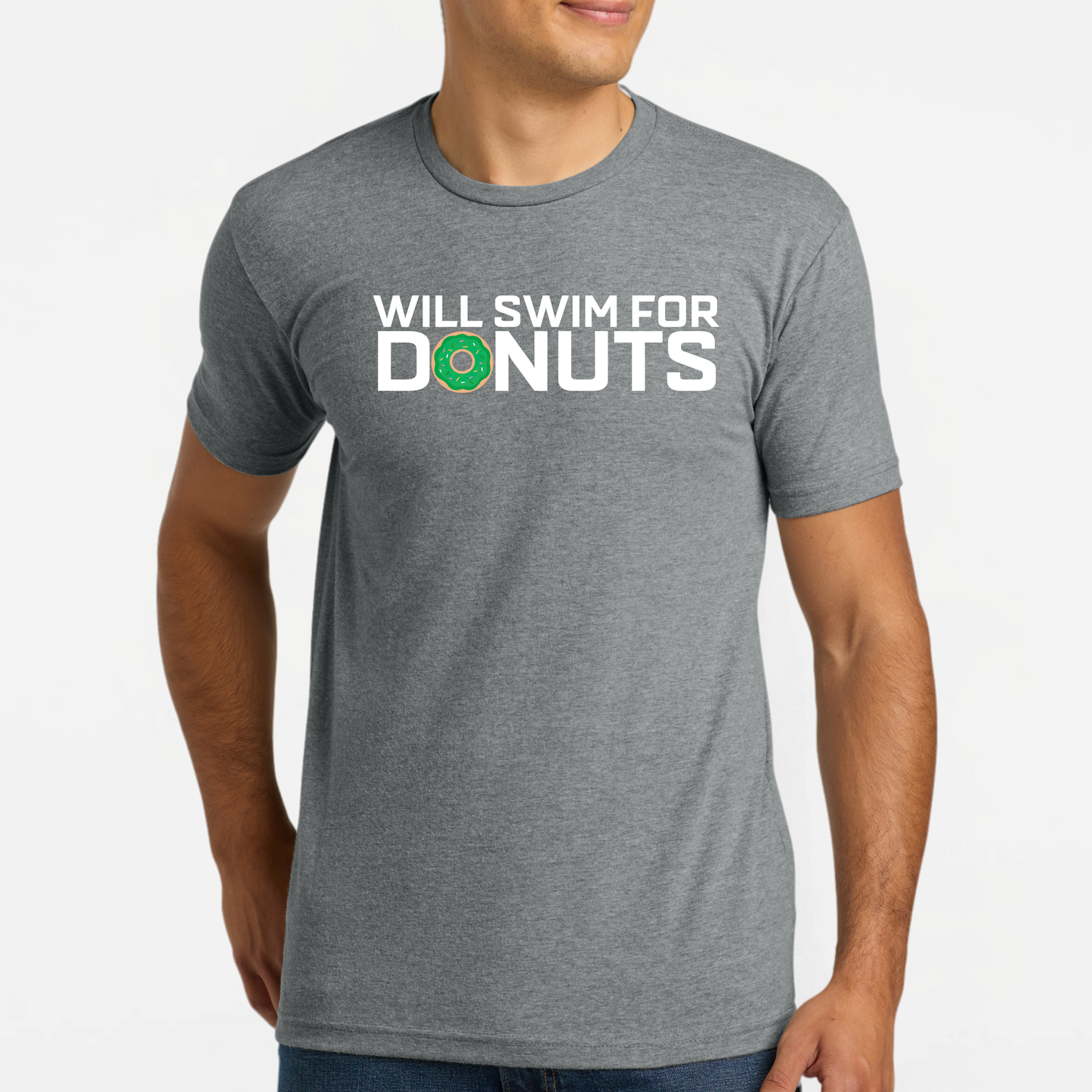 PTAC: Will Swim For Donuts Triblend Tee
