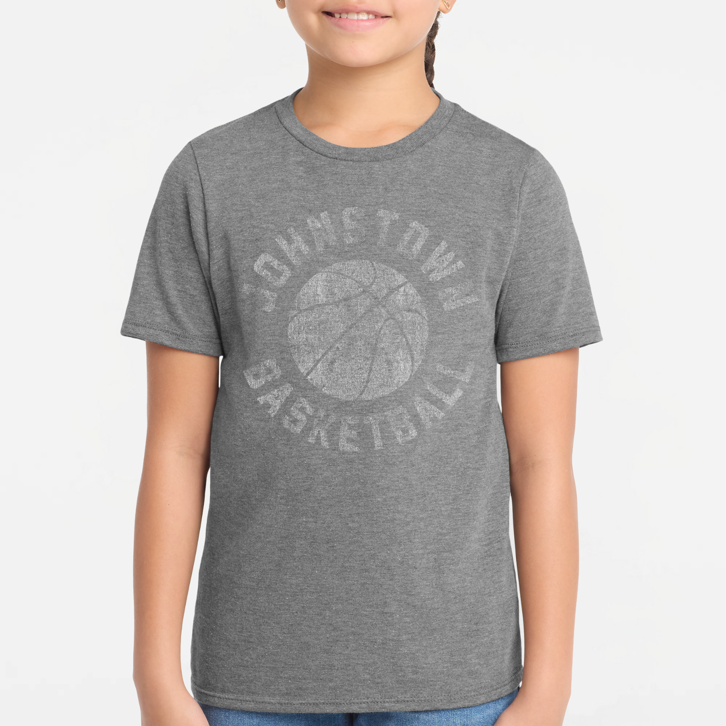 JYAA: Johnstown Basketball *distressed graphic* Blended T-Shirt