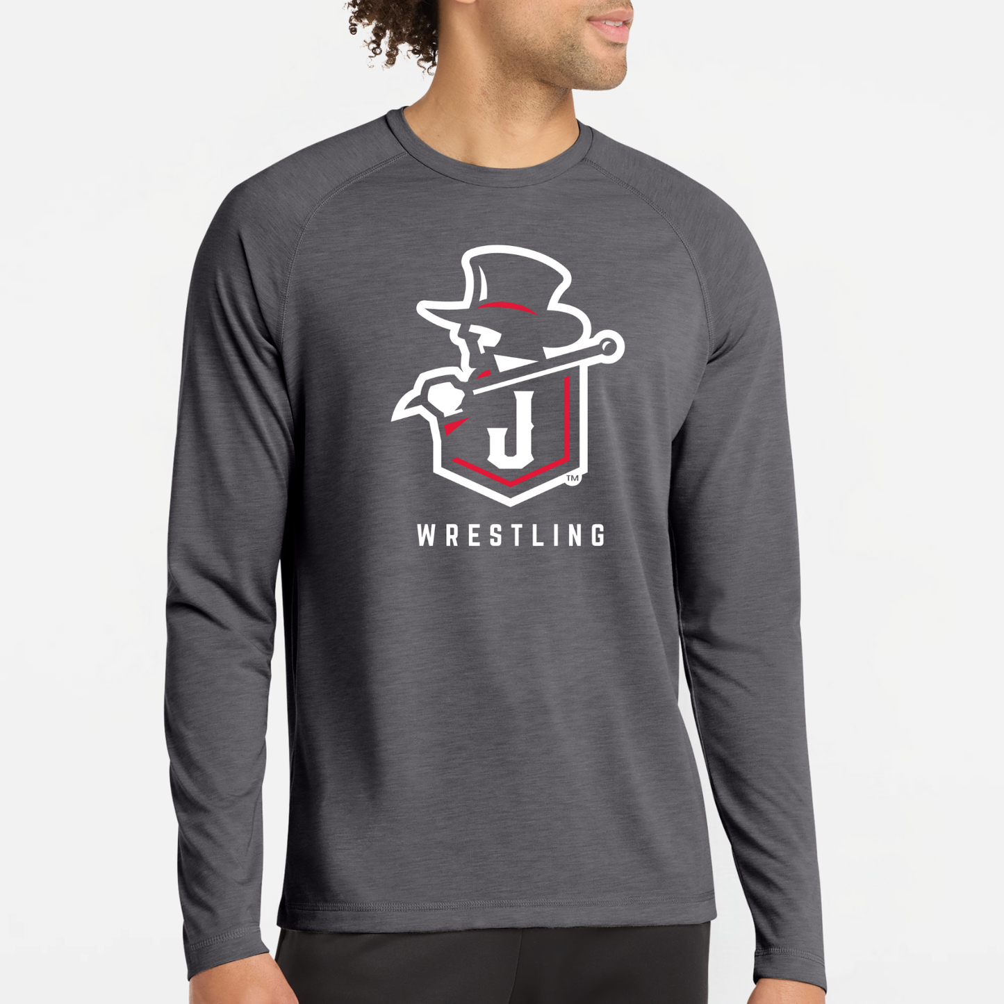 JYAA: Johnstown Wrestling Raglan Long Sleeve Triblend Tech T-Shirt