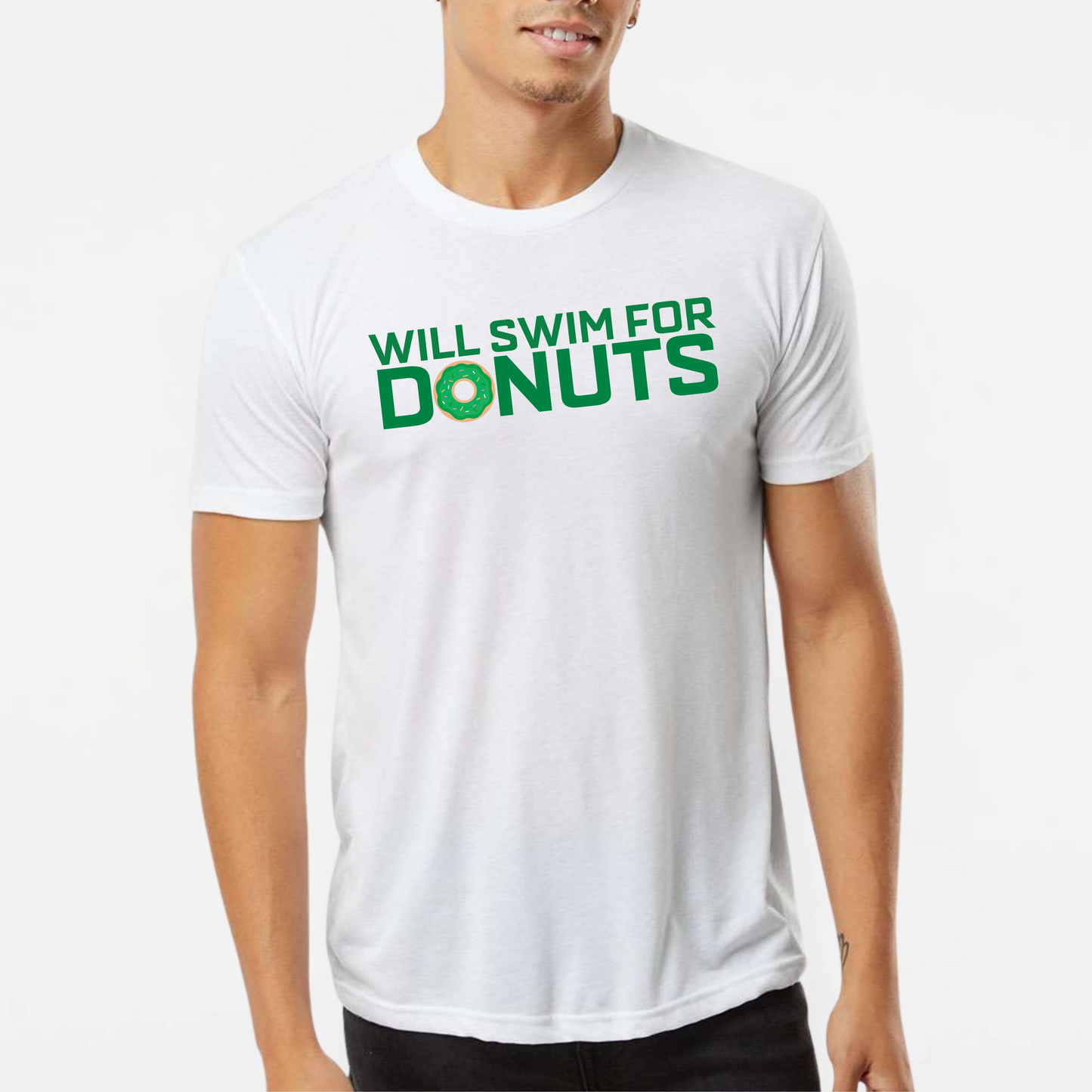 PTAC: Will Swim For Donuts Triblend Tee