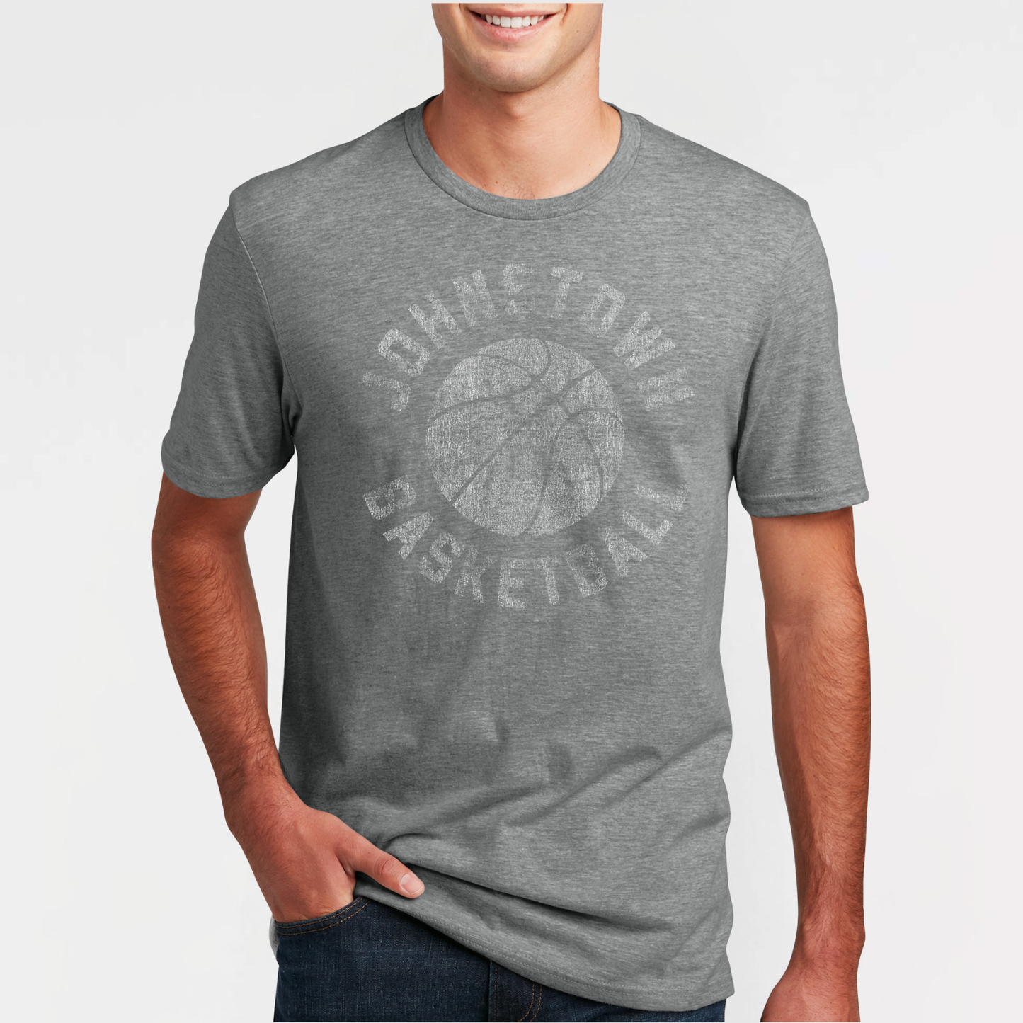 JYAA: Johnstown Basketball *distressed graphic* Blended T-Shirt