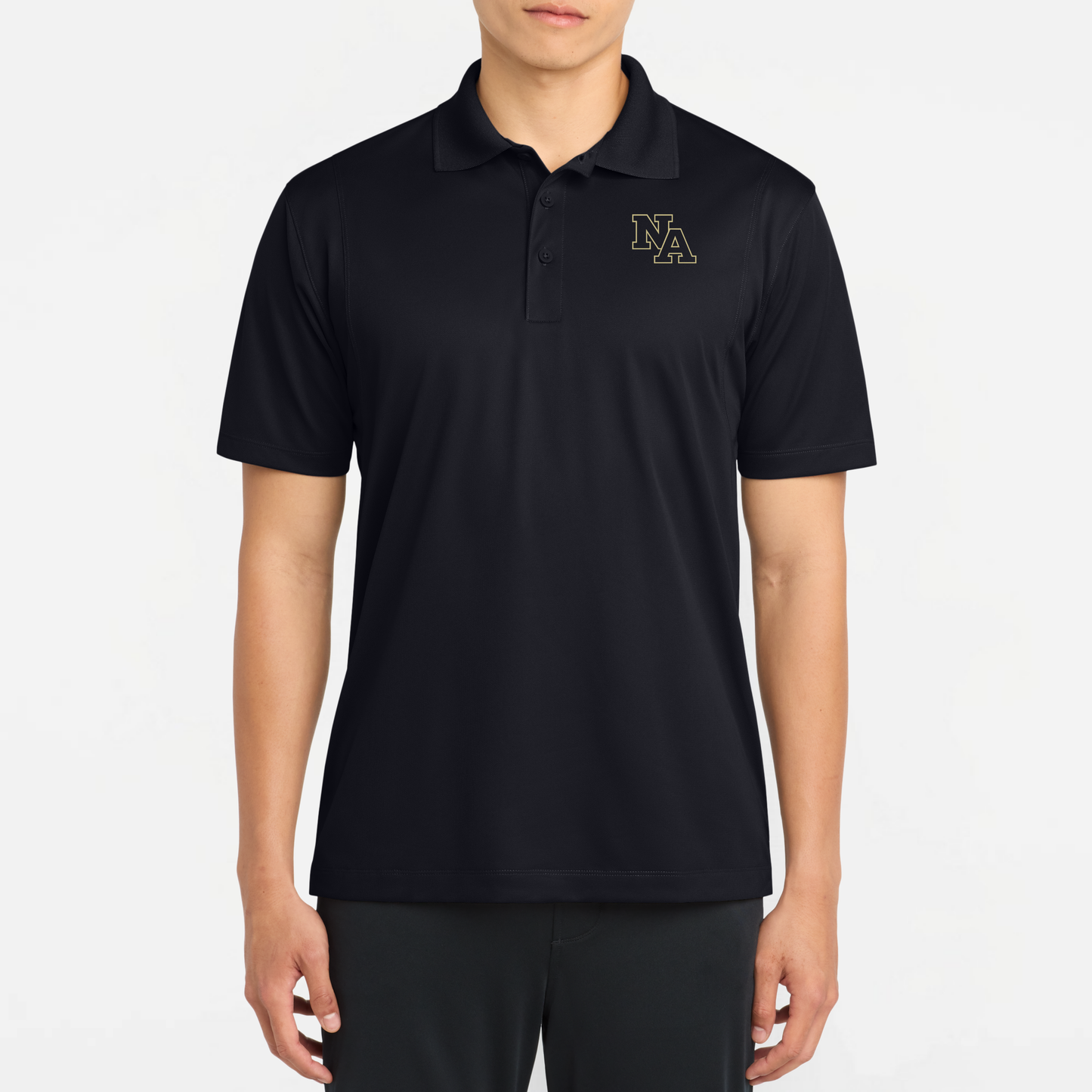 NAPRO: Embroidered, Micropique Tech Polo