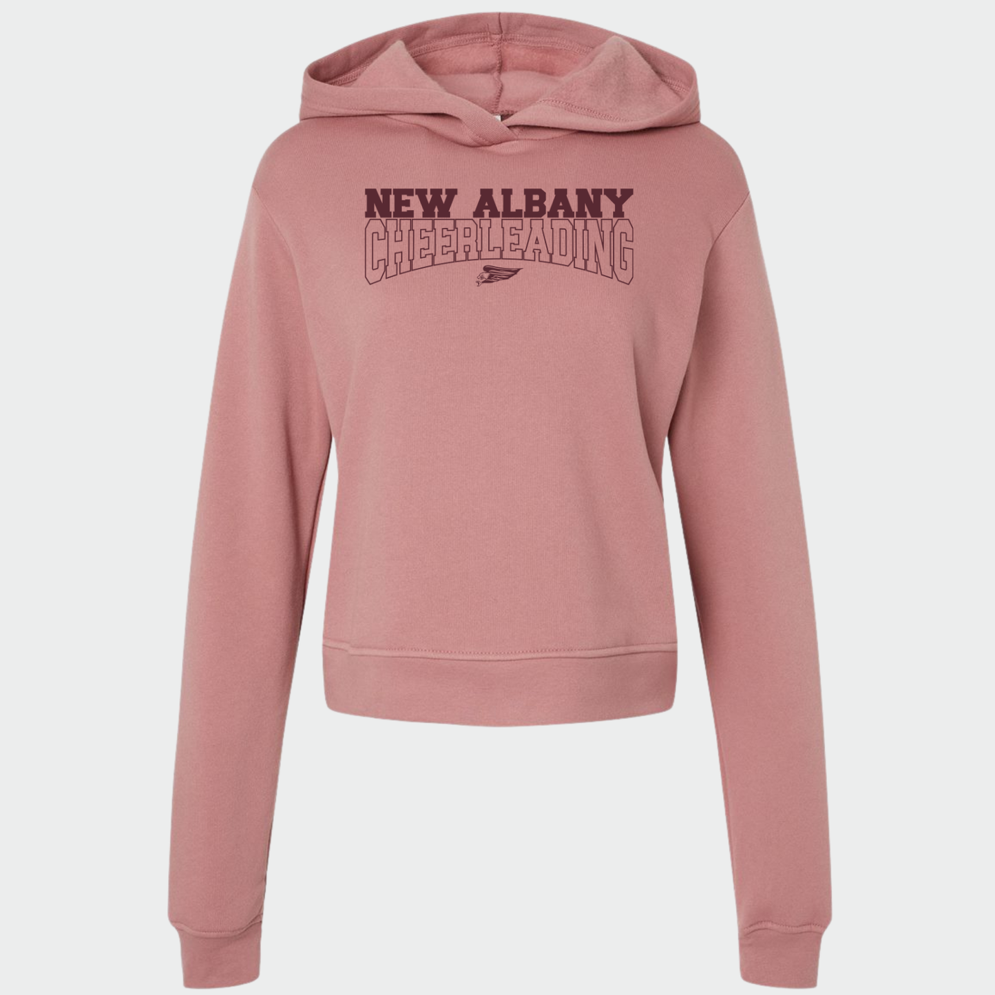 NAYCHEER: New Albany Cheerleading Women's Hooded Sponge Fleece Sweatshirt