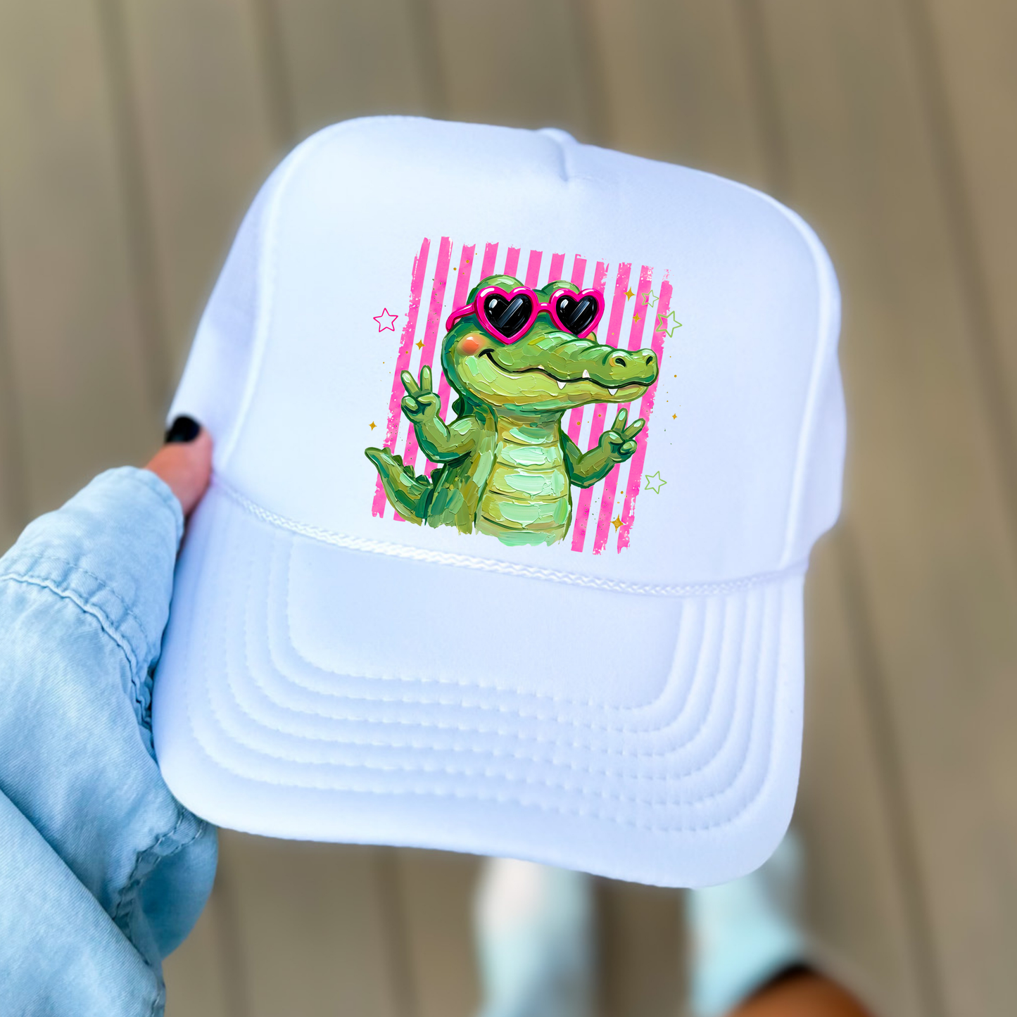 PTAC: Painted Gator Foam Trucker Hat