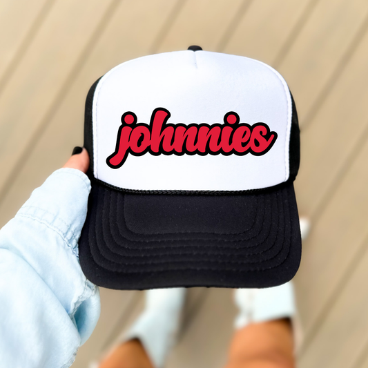 JYAA: Johnnies Chunky Script Trucker Hat