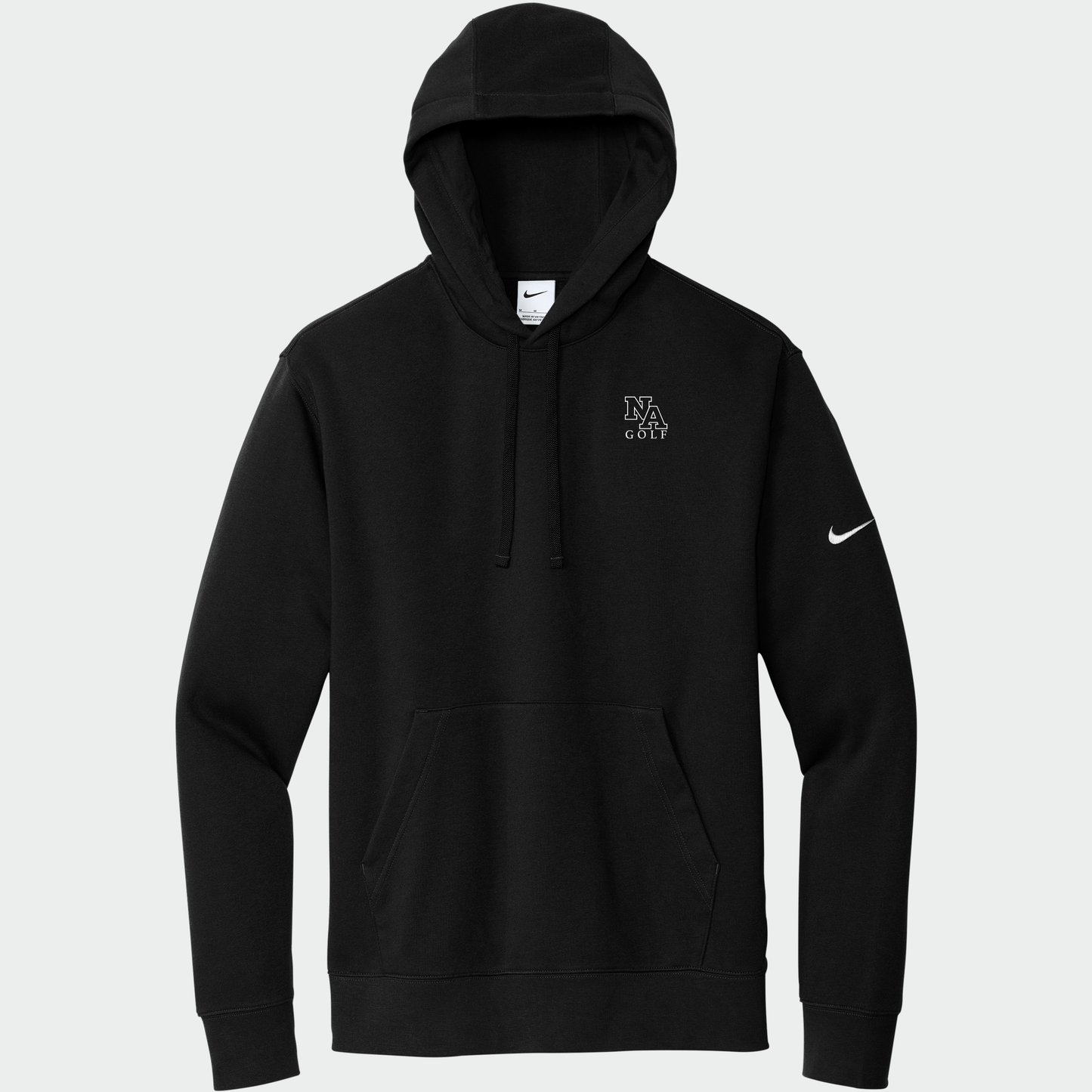 NAGolf: Embroidered, Nike Club Fleece Hooded Sweatshirt
