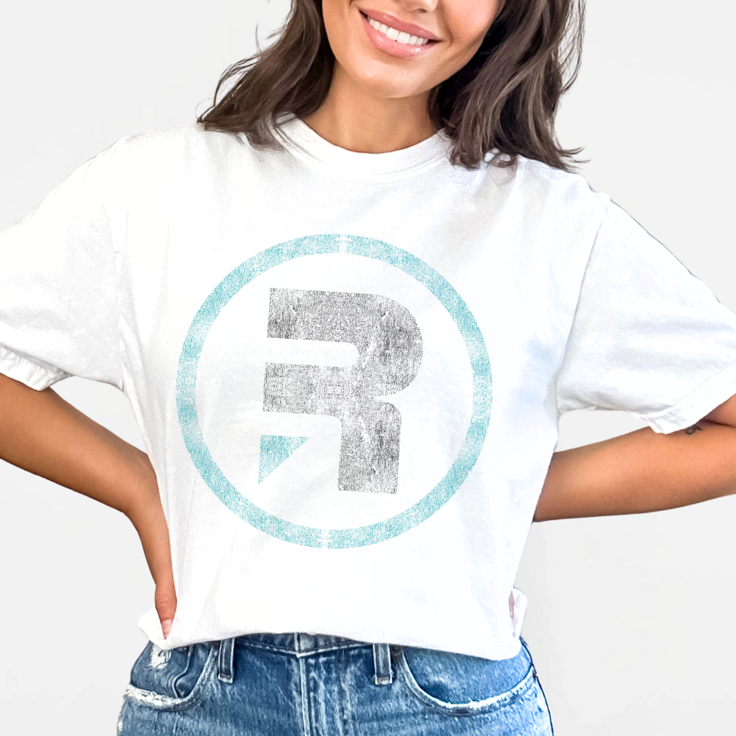 RYZE: Circle R, Vintage Tee *Distressed Graphic*
