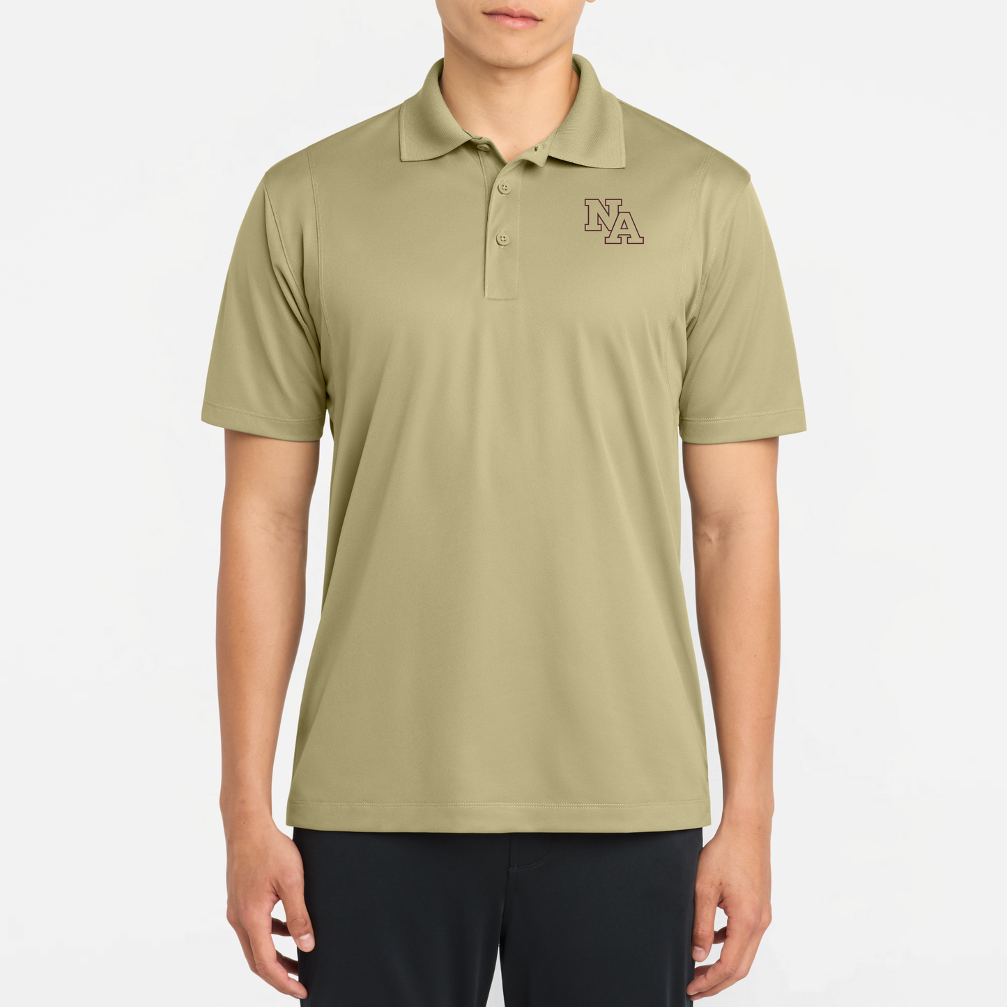 NAPRO: Embroidered, Micropique Tech Polo
