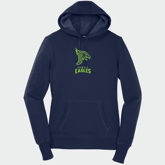 Powell Eagles: Athletic Women's Fleece Hooded Sweatshirt