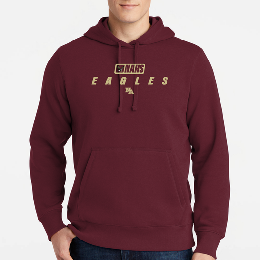 NAPTO: Italics NAHS Eagles Hooded Sweatshirt