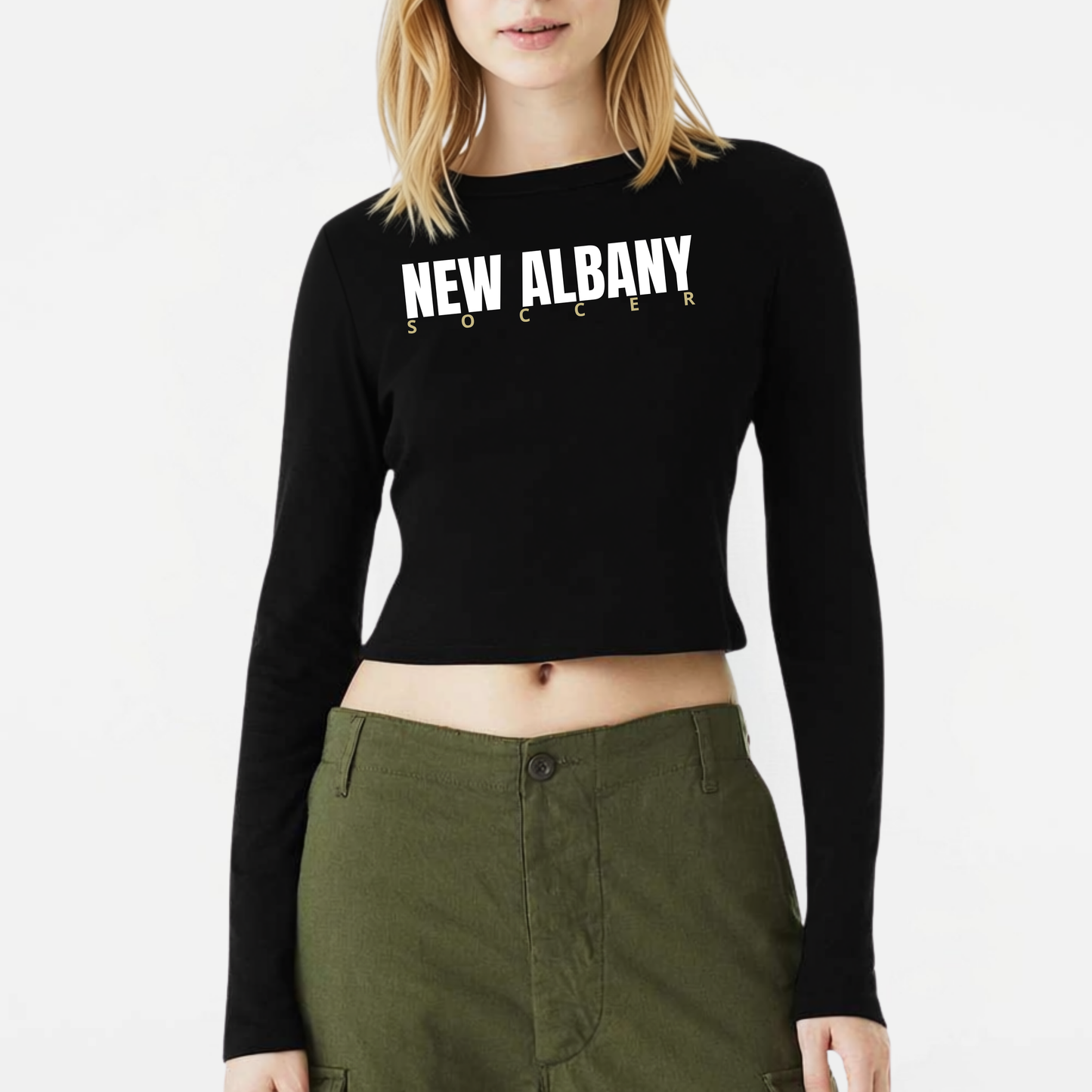 NAGS: New Albany Soccer, Long Sleeve Baby Tee