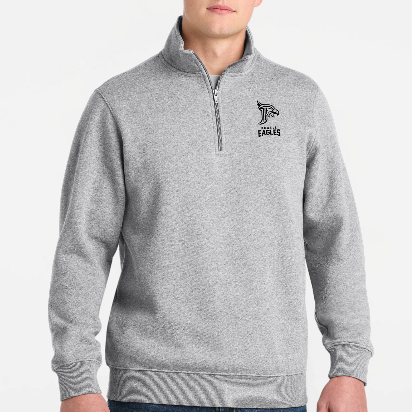 Powell Eagles: Athletic Quarter-Zip Sweatshirt