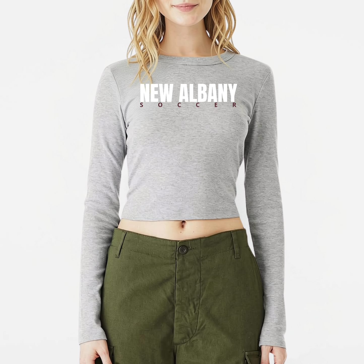 NAGS: New Albany Soccer, Long Sleeve Baby Tee