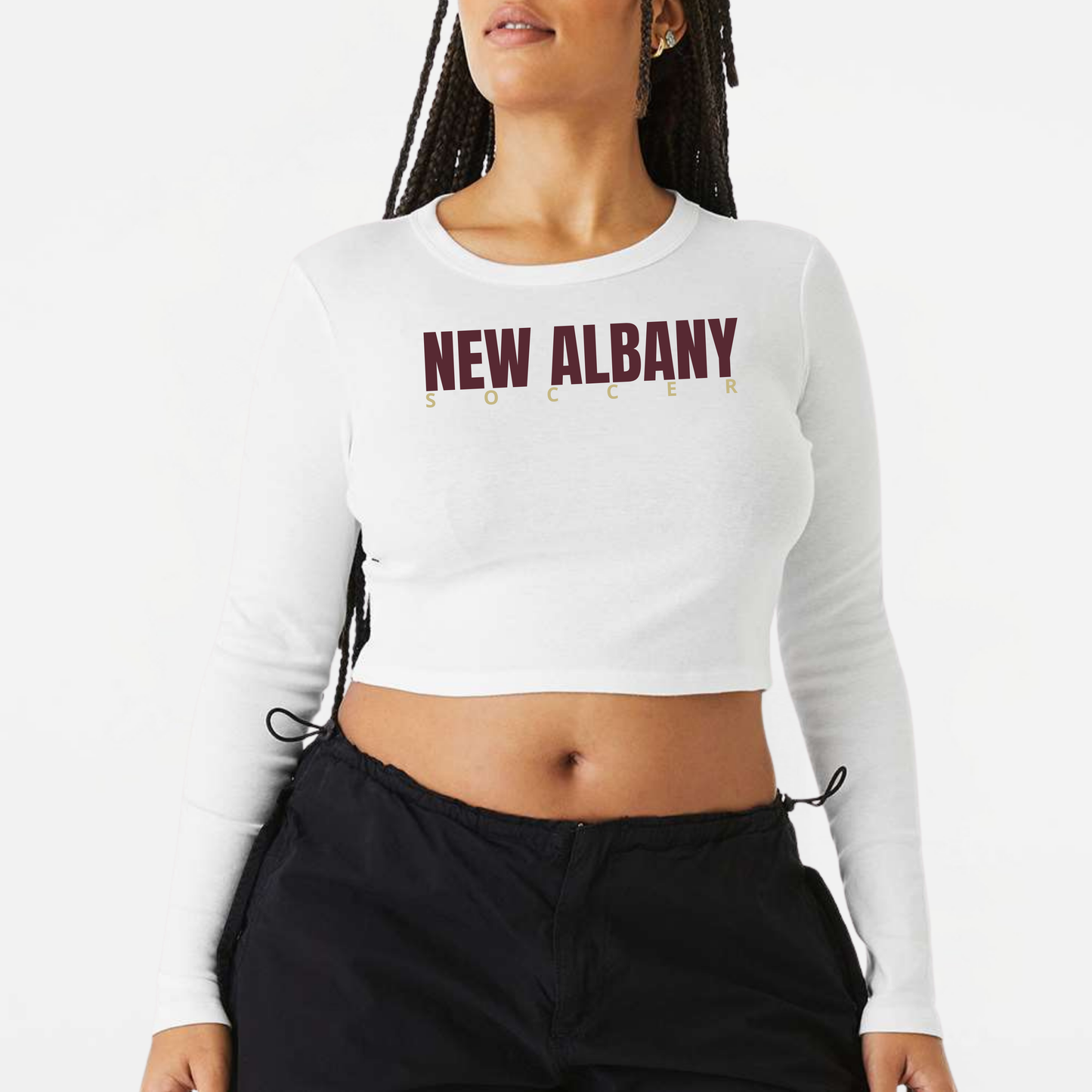 NAGS: New Albany Soccer, Long Sleeve Baby Tee