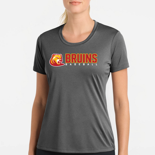 BRUINS: Women's Scoop Neck Tech T-Shirt