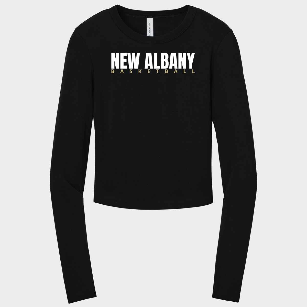 NAGTB: New Albany Basketball, Long Sleeve Baby Tee