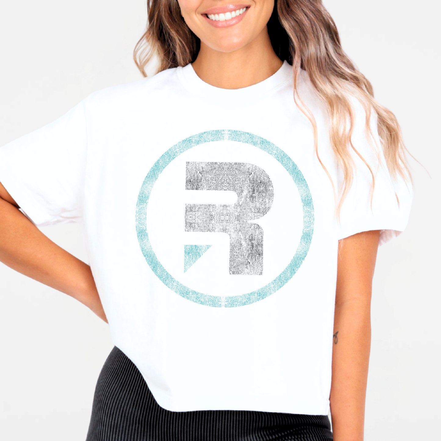 RYZE: Circle R, Women's Vintage Tee *Distressed Graphic*