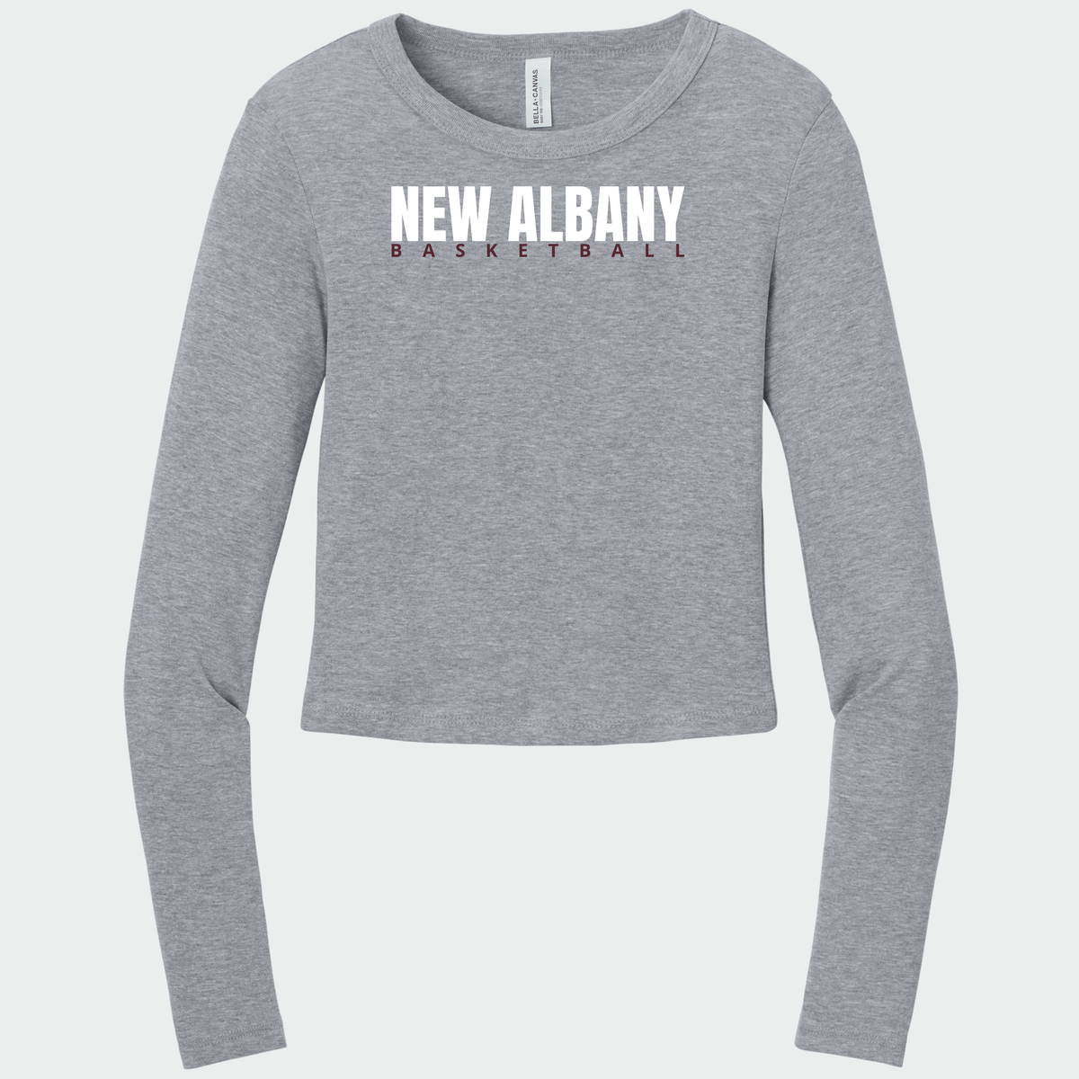 NAGTB: New Albany Basketball, Long Sleeve Baby Tee