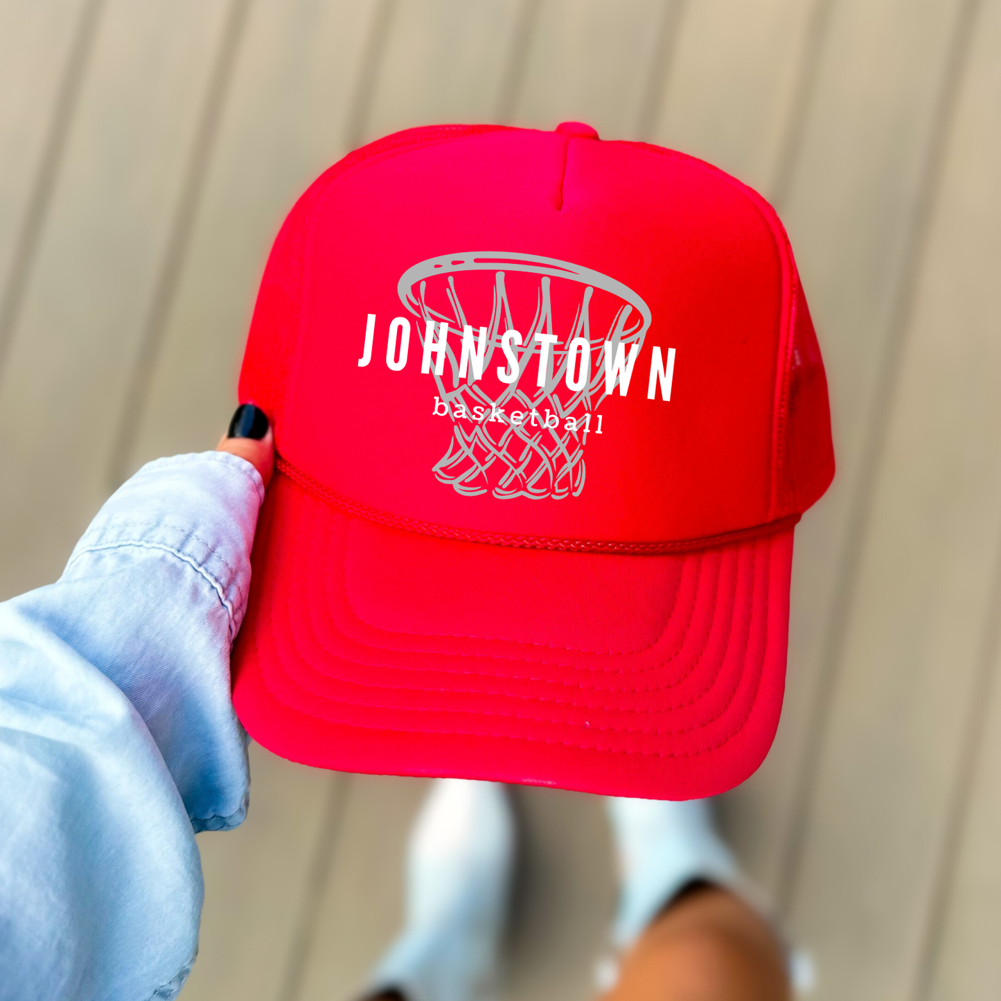 JYAA: Johnstown Basketball Hoop Trucker Hat