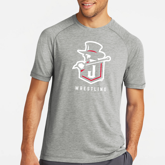JYAA: Johnstown Wrestling Raglan Triblend Tech T-Shirt