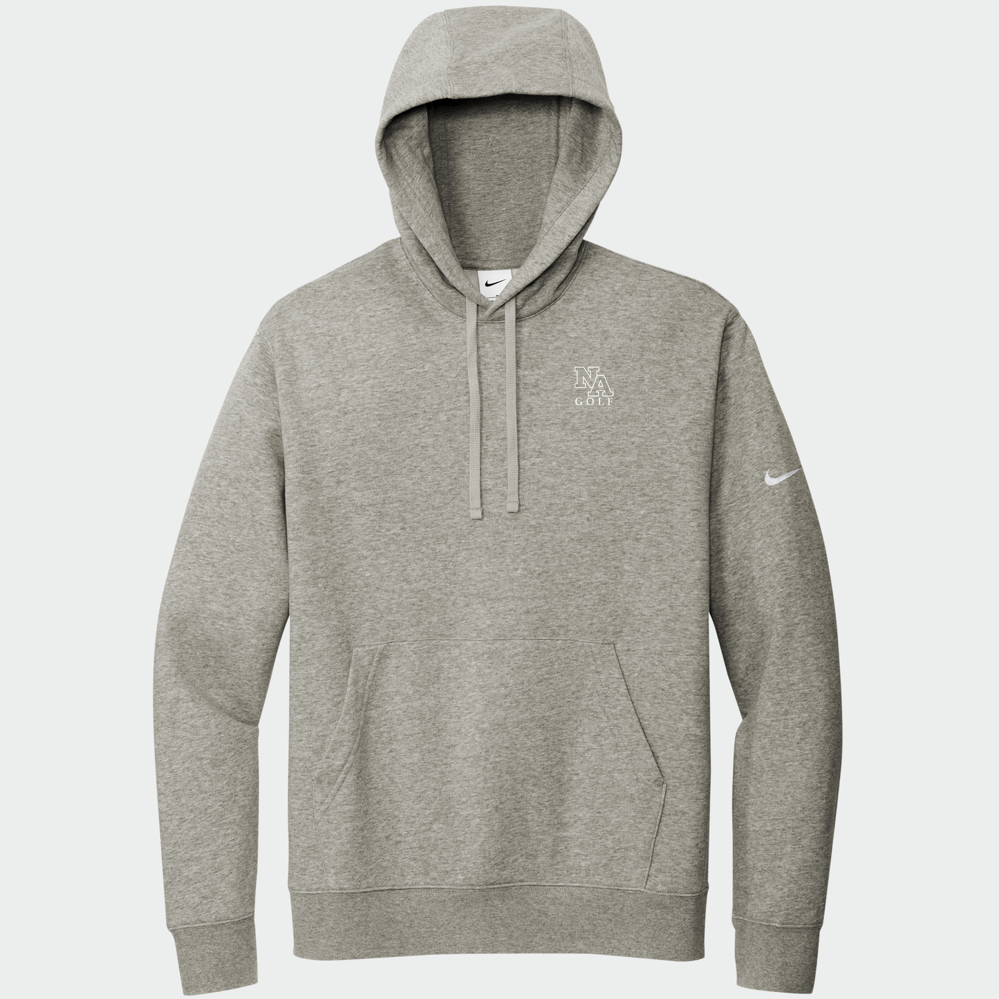 NAGolf: Embroidered, Nike Club Fleece Hooded Sweatshirt