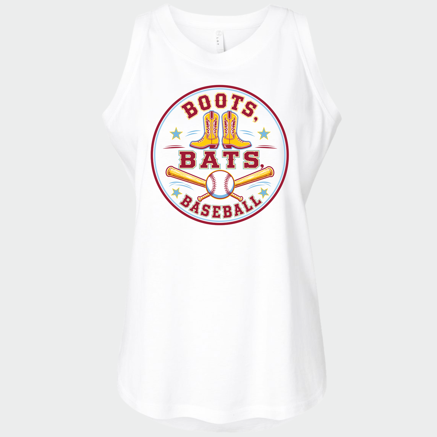 BRUINS: Boots, Bats & Baseball Women's & Girls Muscle Tank Top