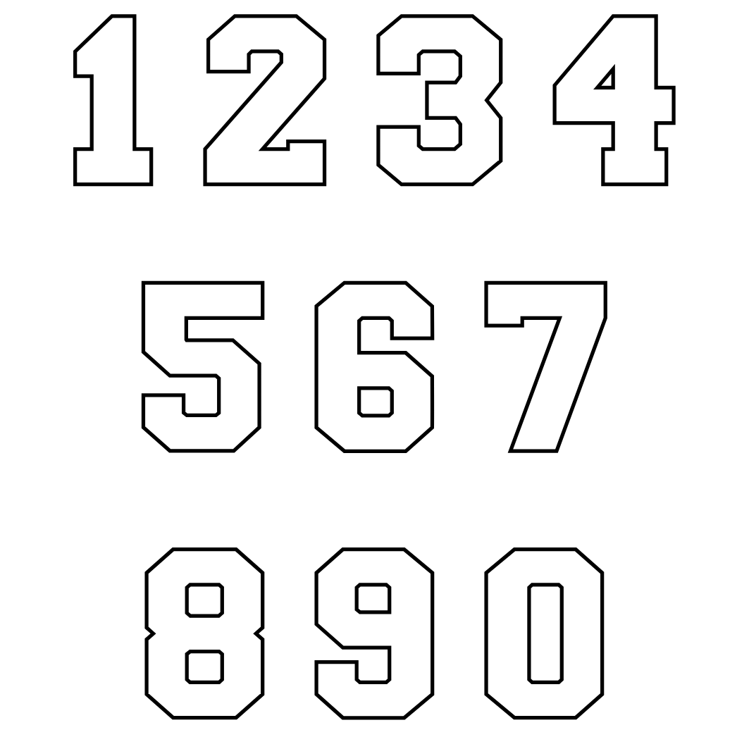 Number Hooded Sweatshirt
