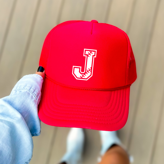 JYAA: Baseball "J" Foam Trucker Hat