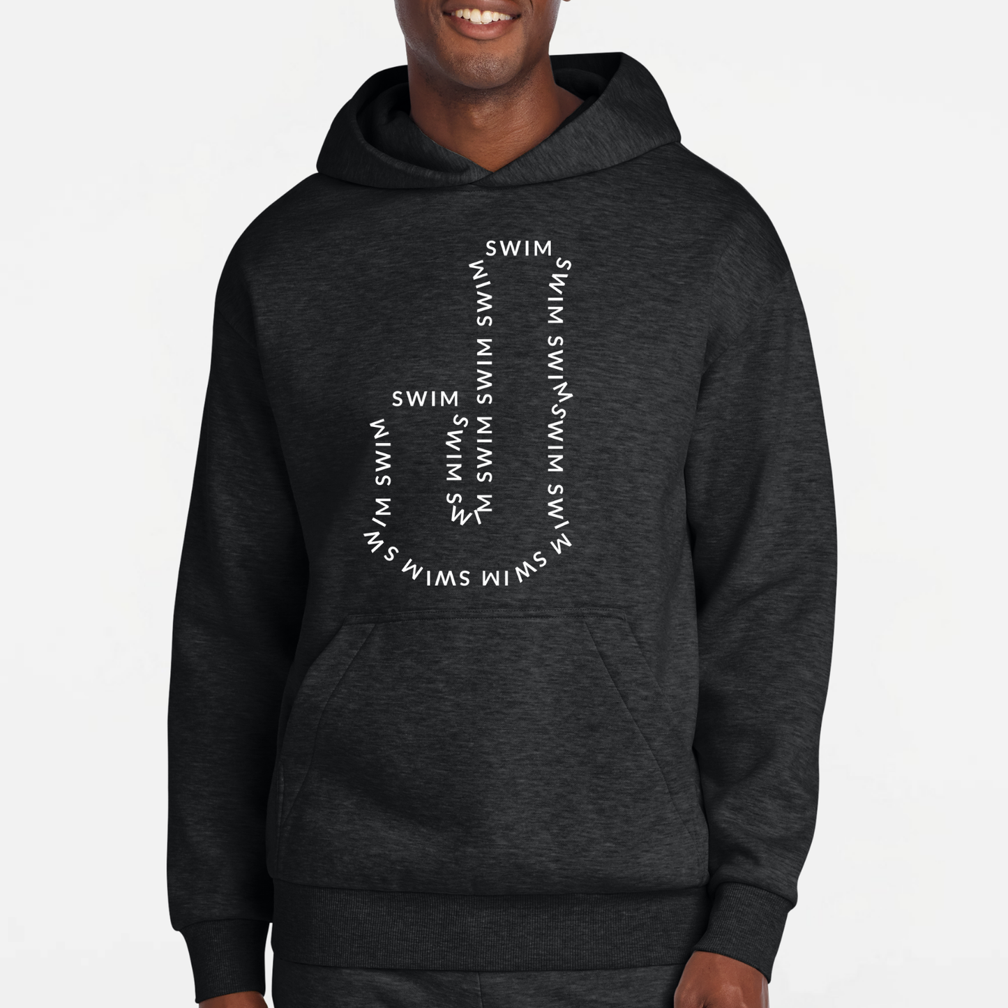 JS: Johnstown Swim Outline Heavyweight Hooded Sweatshirt