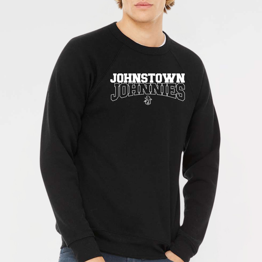 JYAA: Johnstown Johnnies Raglan Crew Sponge Fleece Sweatshirt