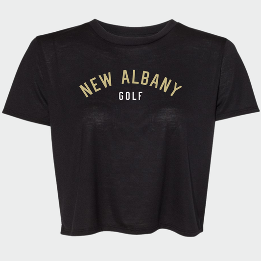 NAGOLF: New Albany Golf Flowy Crop Top