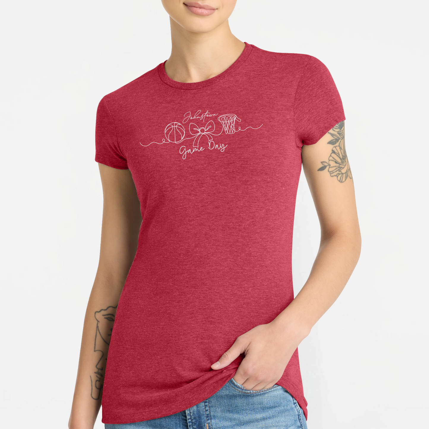 JYAA: Johnstown Basketball Gameday Women's Triblend Short Sleeve T-Shirt