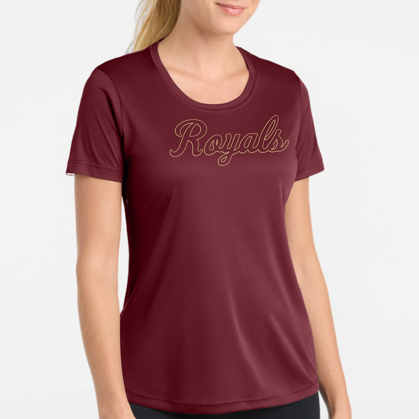 TCR: Royals Script, Women's Tech Tee