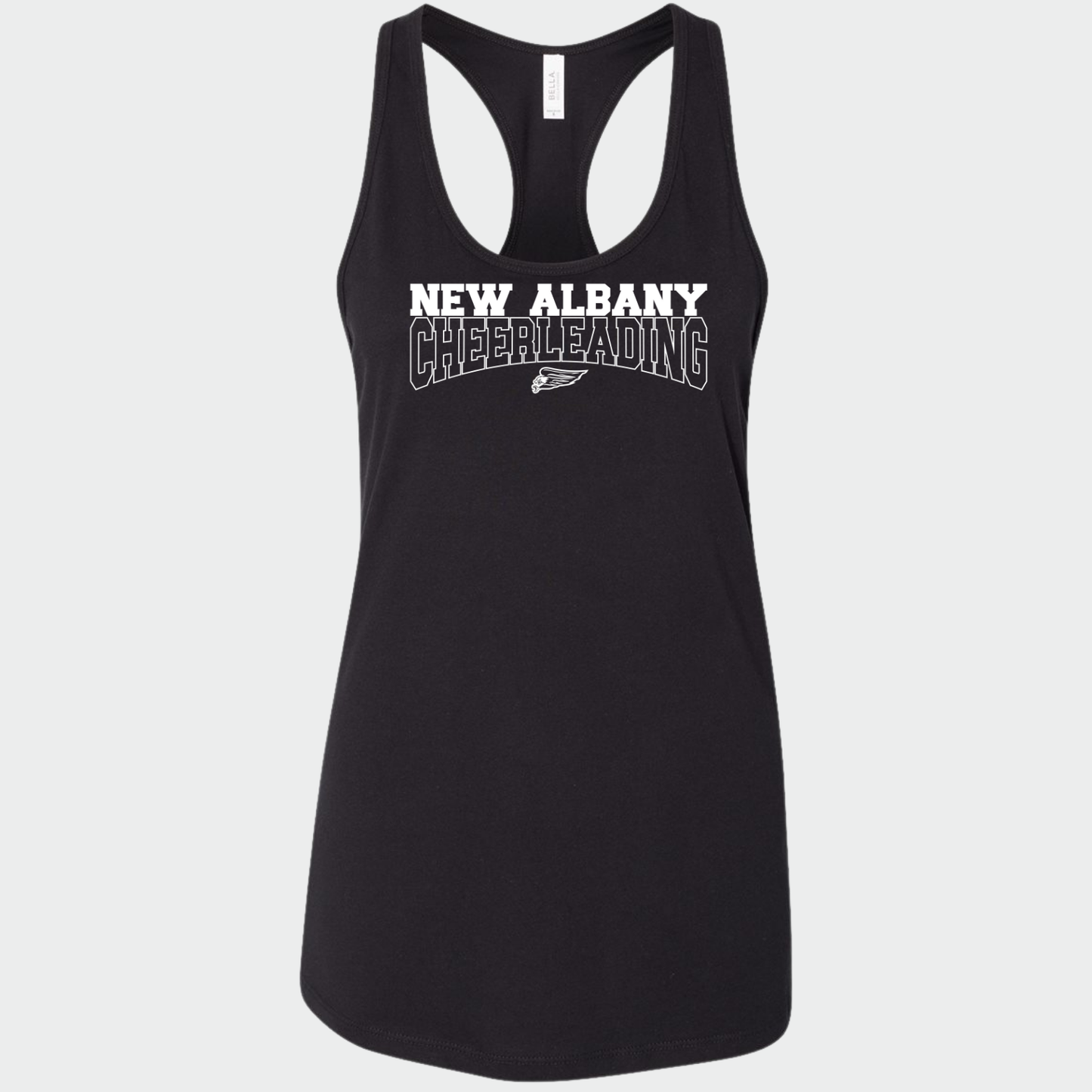 NAYCHEER: New Albany Cheerleading Women's Racerback Tank Top