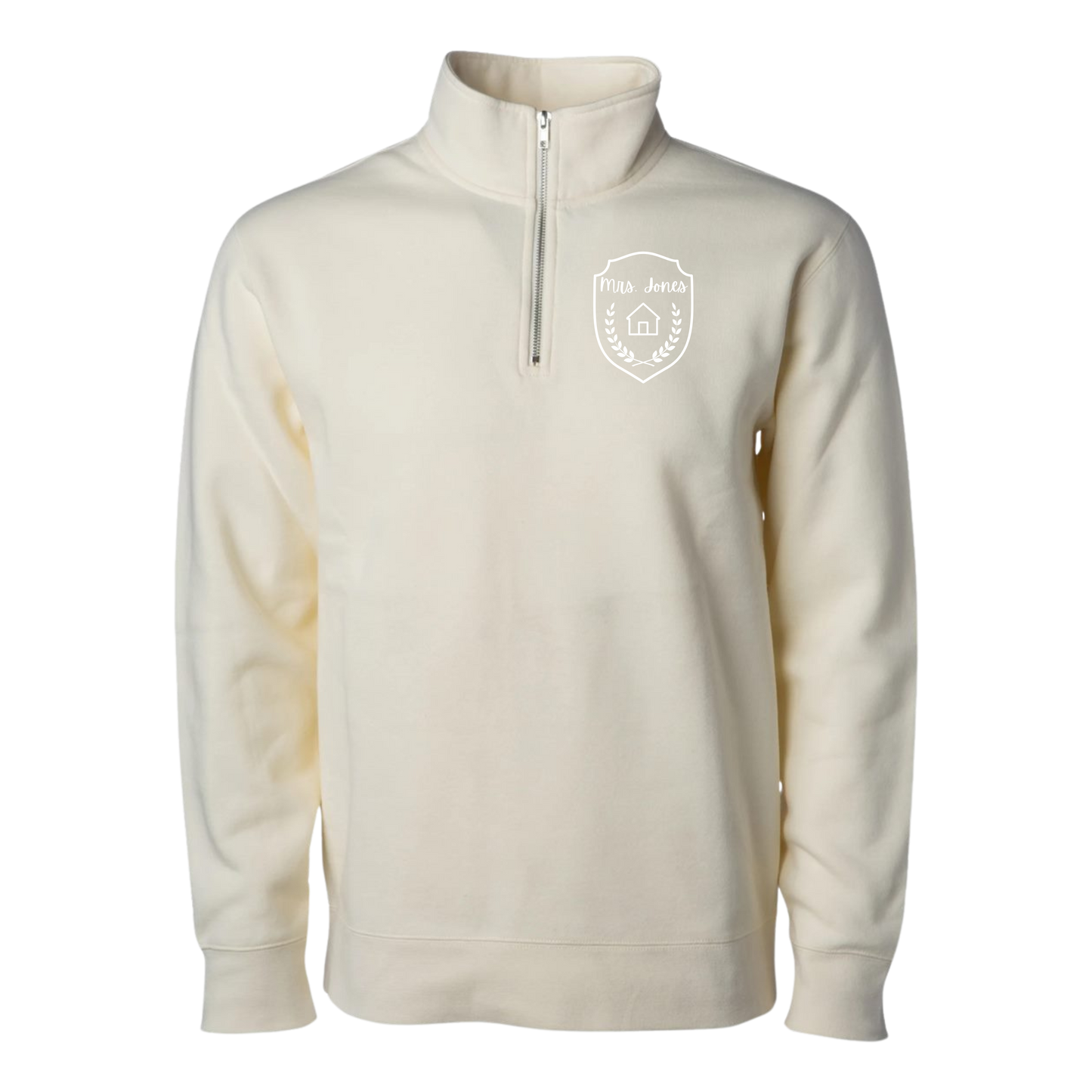 The Schoolhouse Personalized Teacher Quarter Zip