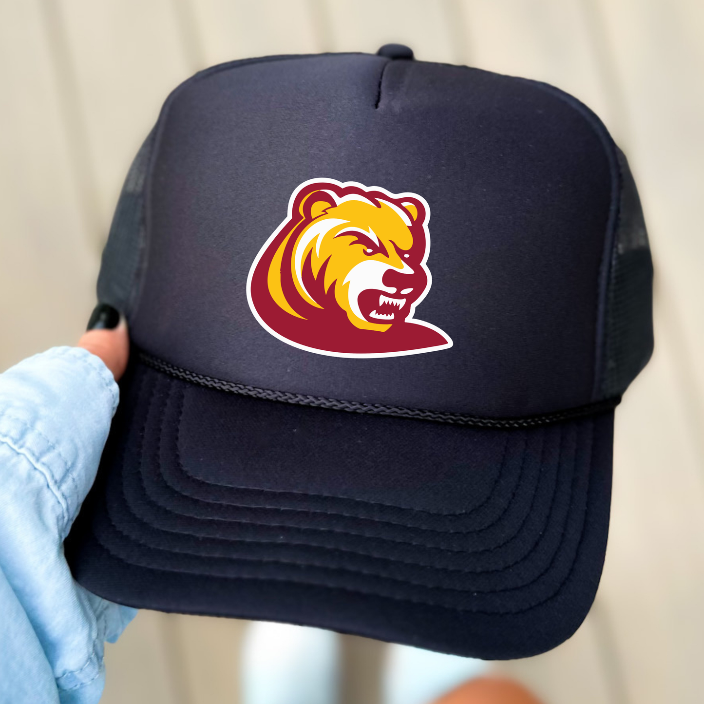 BRUINS: Bear, Foam Trucker Hat