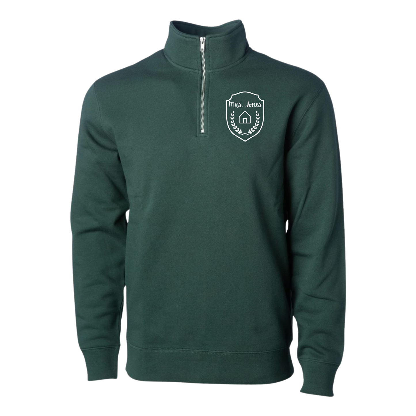 The Schoolhouse Personalized Teacher Quarter Zip