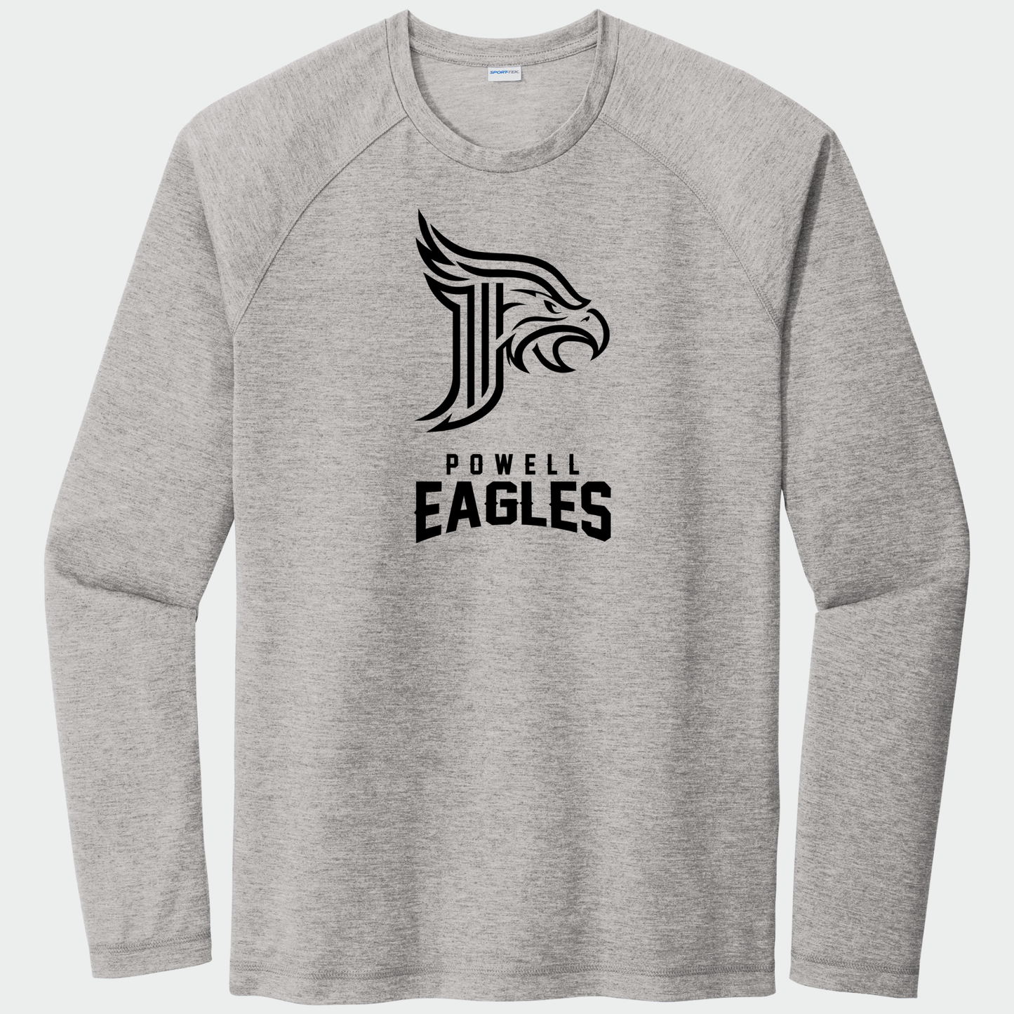 Powell Eagles: Raglan Long Sleeve Triblend Tech T-Shirt