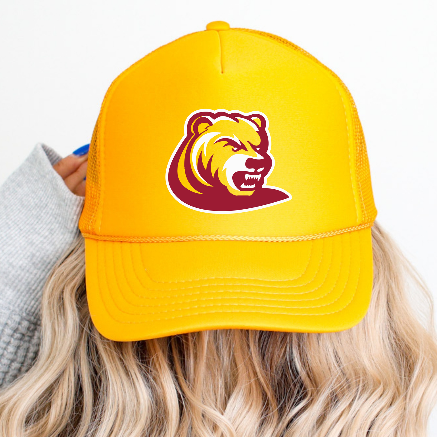 BRUINS: Bear, Foam Trucker Hat