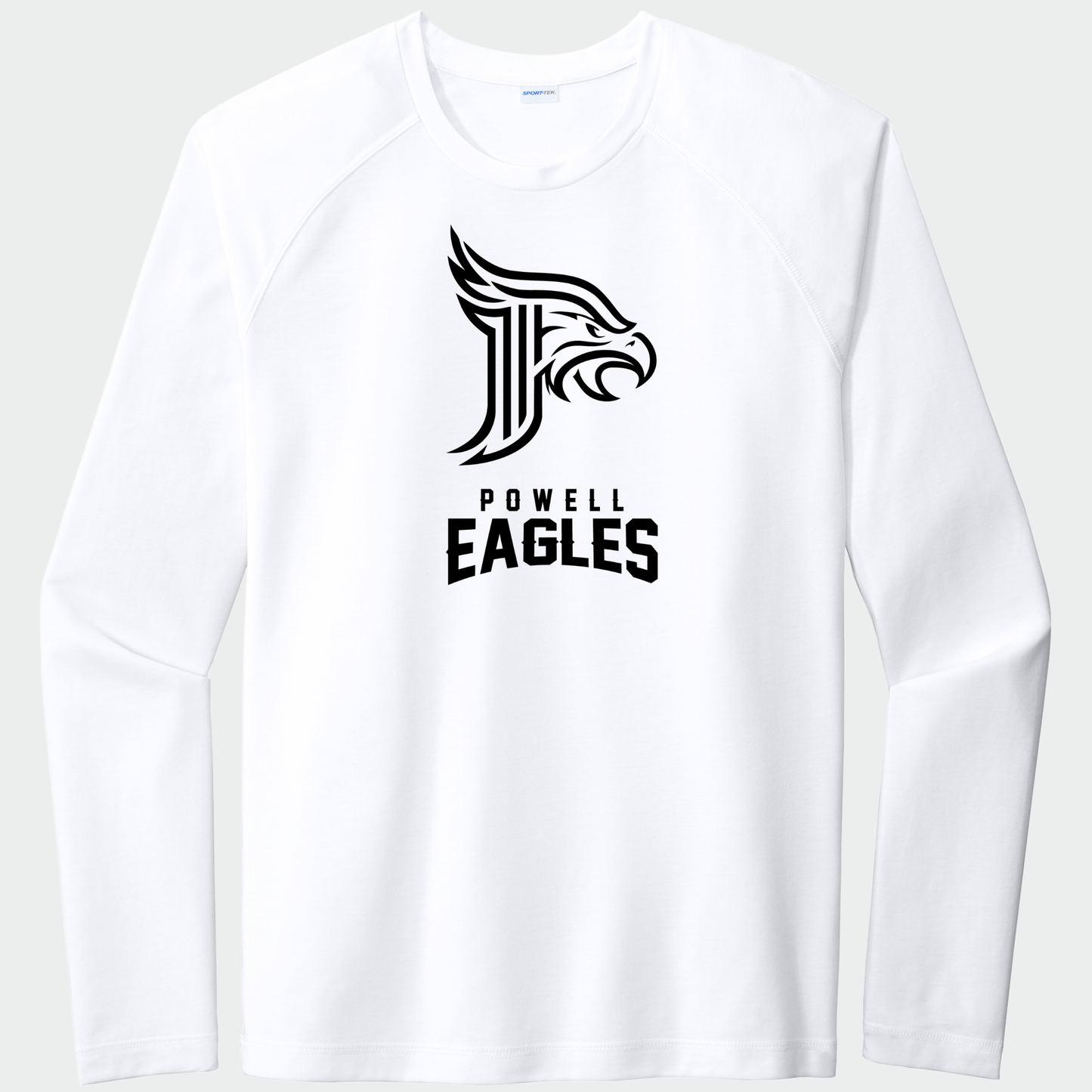 Powell Eagles: Raglan Long Sleeve Triblend Tech T-Shirt