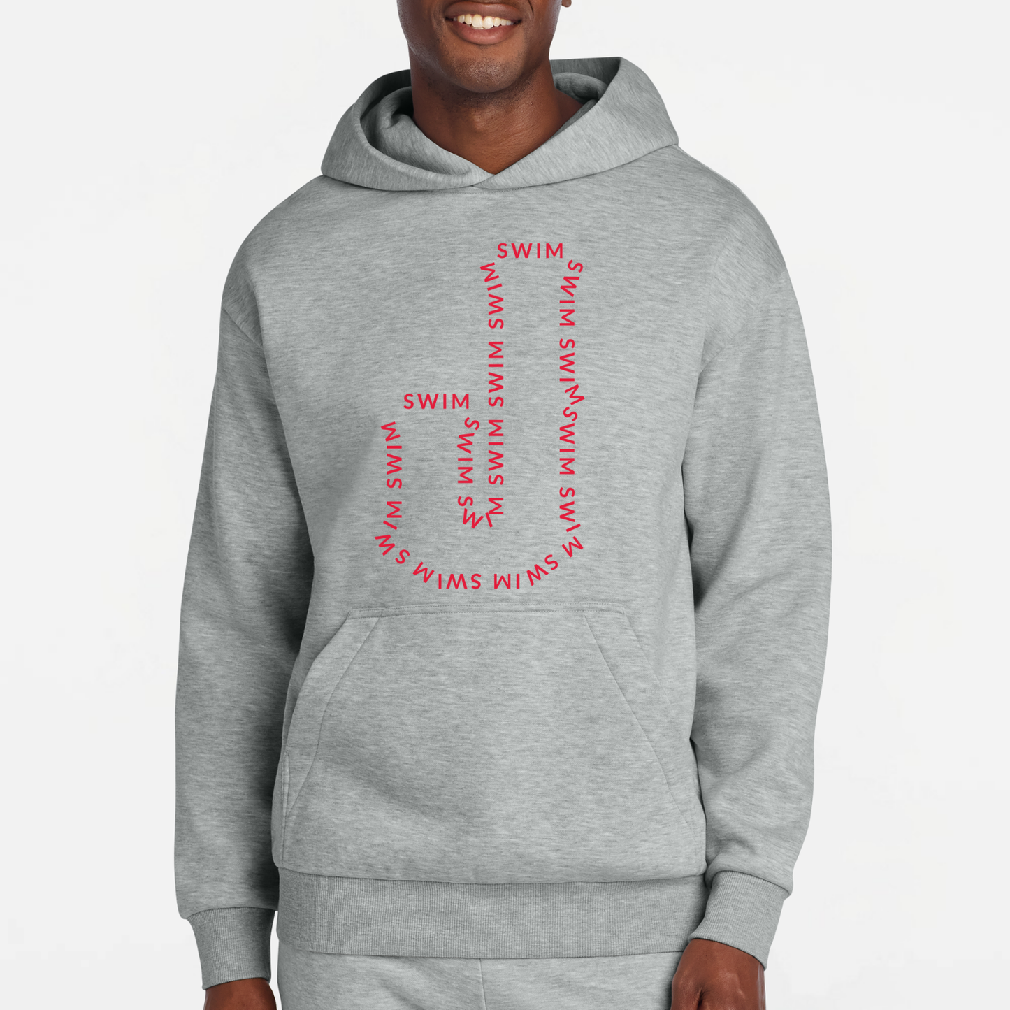 JS: Johnstown Swim Outline Heavyweight Hooded Sweatshirt