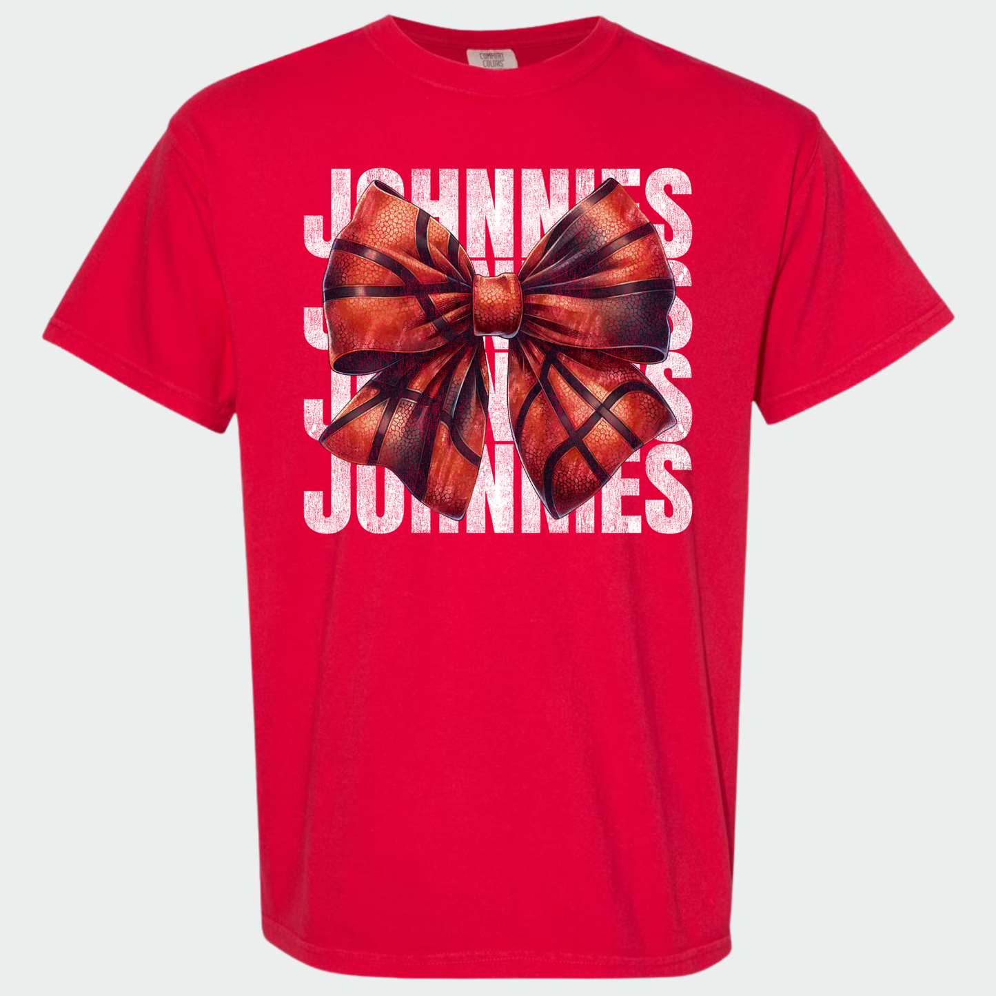 JYAA: Johnnies Basketball Bow *distressed* T-Shirt