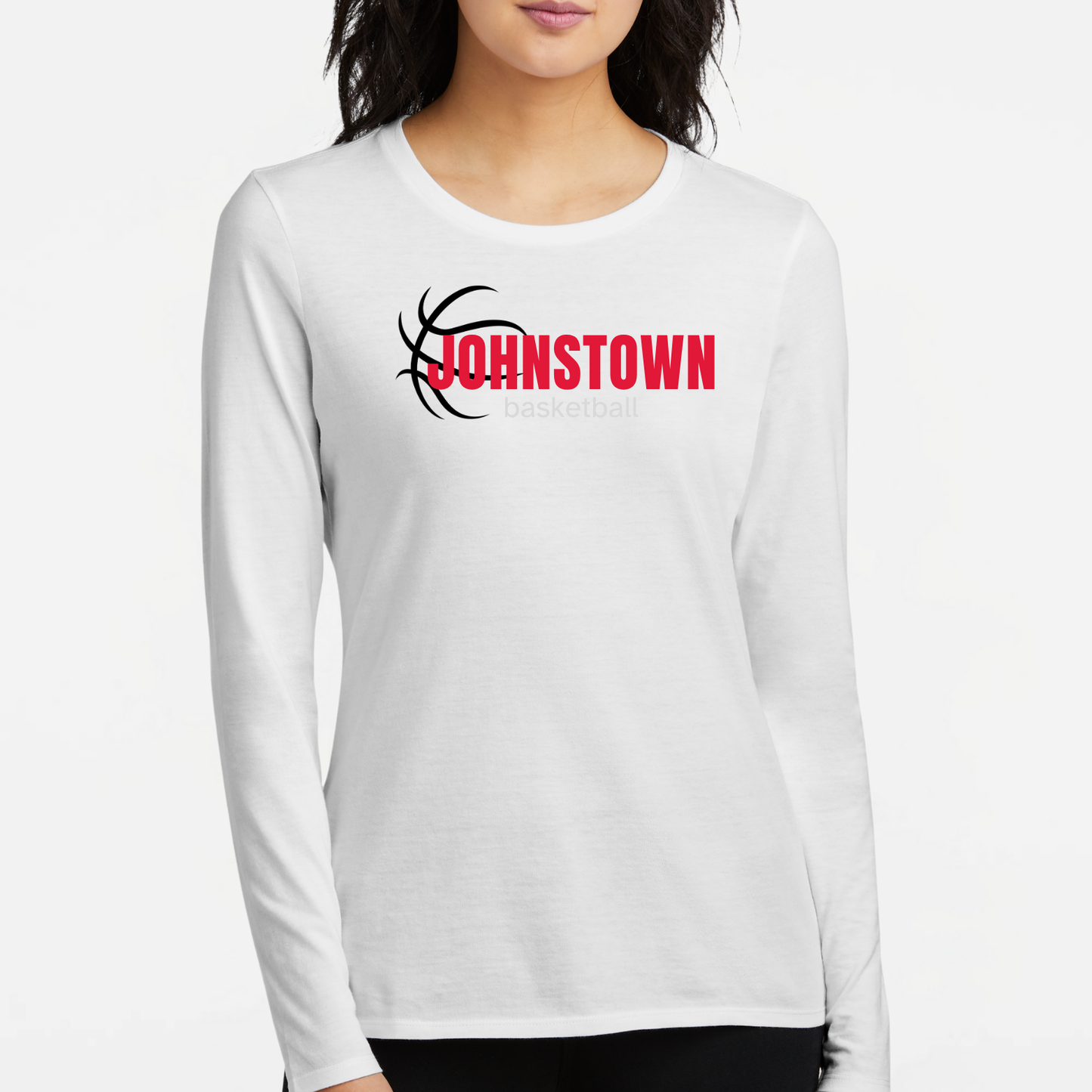 JYAA: Johnstown Basketball Women's CVC Long Sleeve T-Shirt
