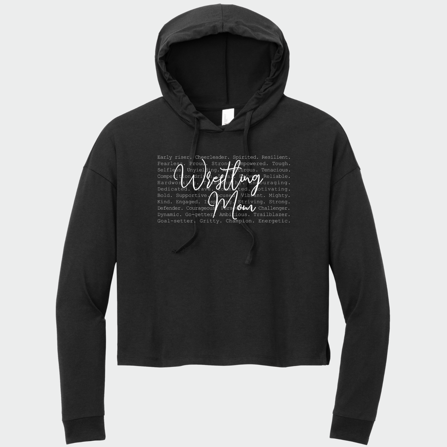 JYAA: Johnstown Wrestling Mom Women's Triblend Long Sleeve Hooded T-Shirt