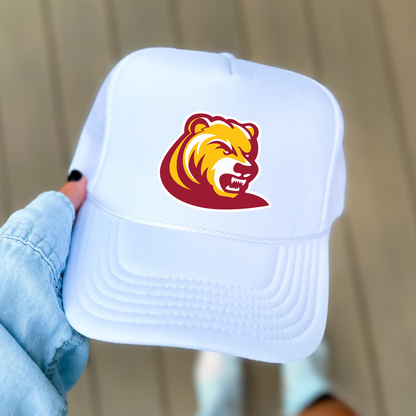 BRUINS: Bear, Foam Trucker Hat