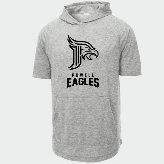 Powell Eagles: Short Sleeve Hooded Triblend Tech T-Shirt