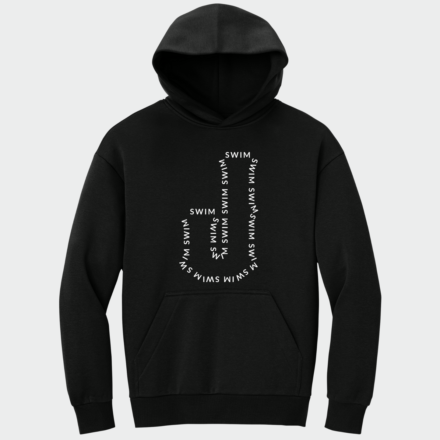 JS: Johnstown Swim Outline Heavyweight Hooded Sweatshirt