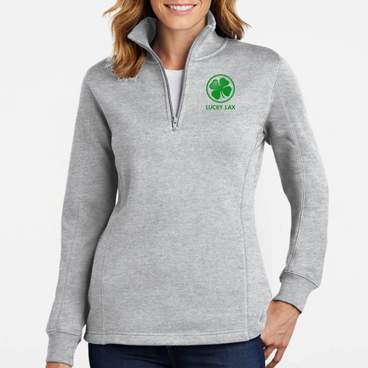 LuckyLax: Women's Quarter-Zip Sweatshirt